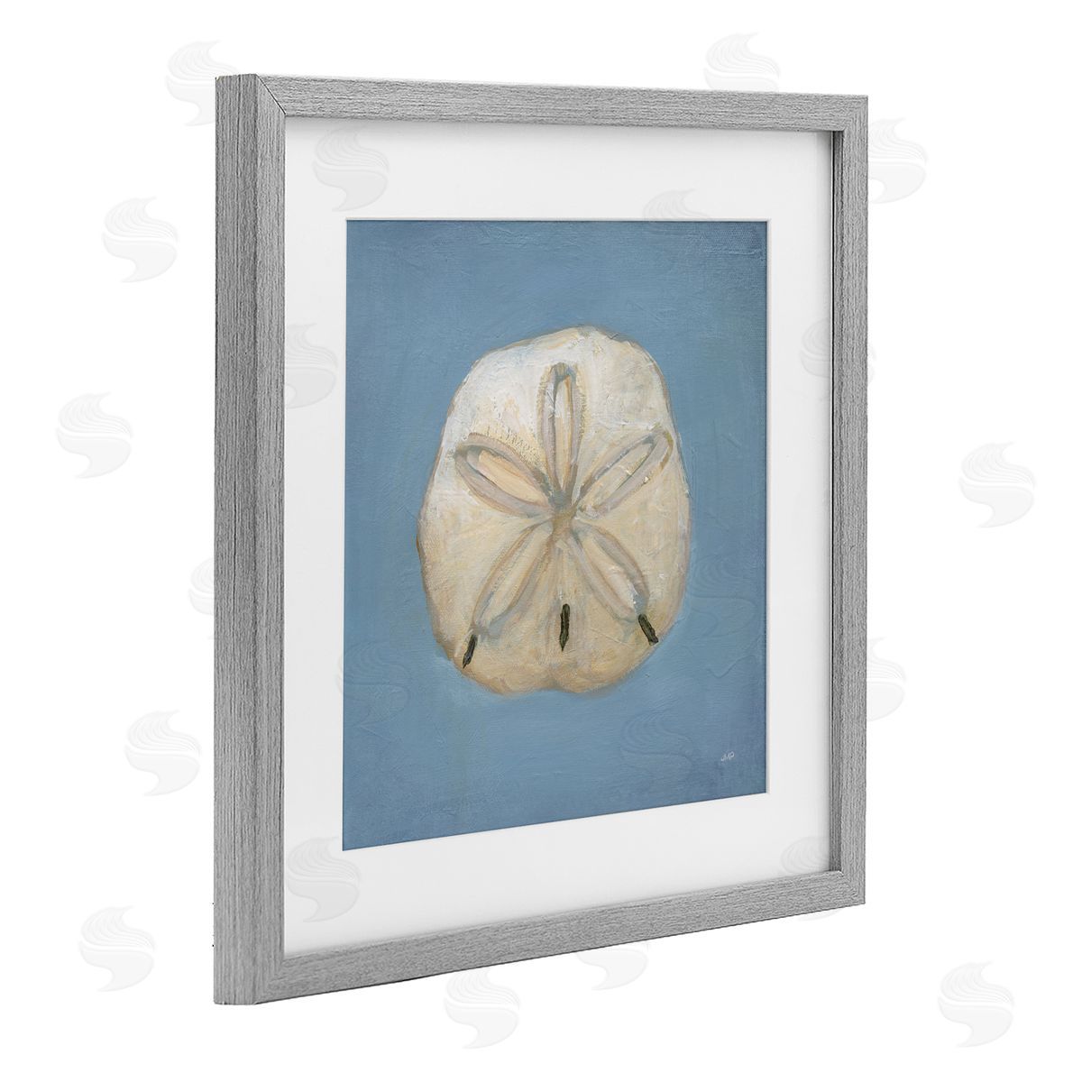 Julia Purinton Soft Sea Sand Dollar Canvas Wall Art Print