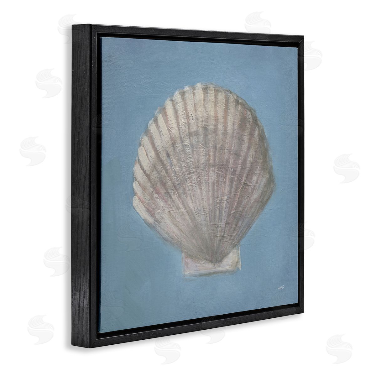 Julia Purinton Soft Sea Clam Shell Canvas Wall Art Print