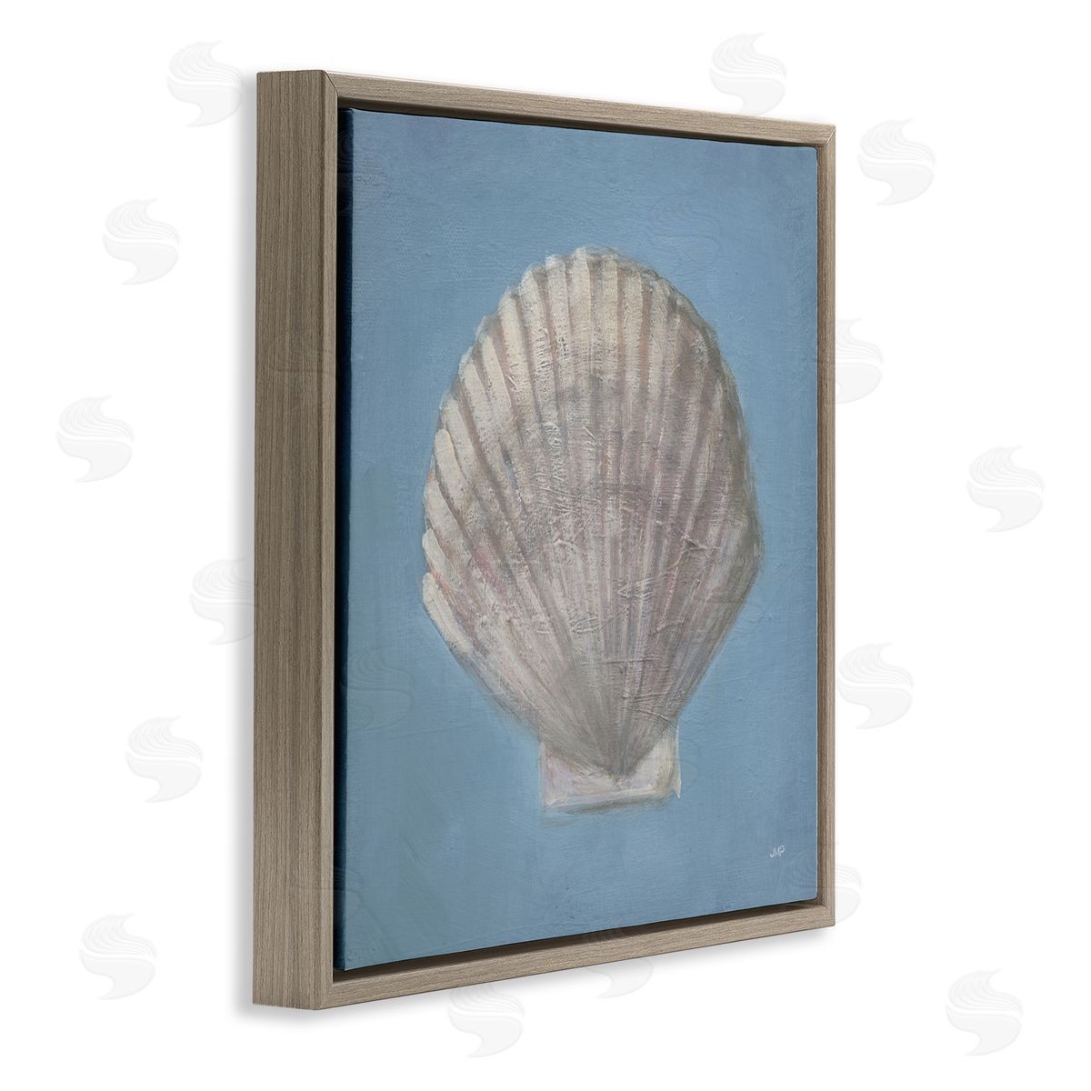 Julia Purinton Soft Sea Clam Shell Canvas Wall Art Print