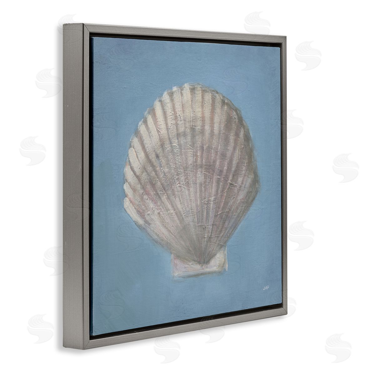 Julia Purinton Soft Sea Clam Shell Canvas Wall Art Print