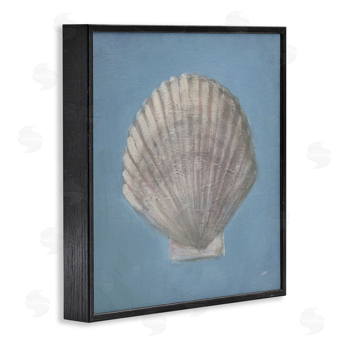 Julia Purinton Soft Sea Clam Shell Canvas Wall Art Print