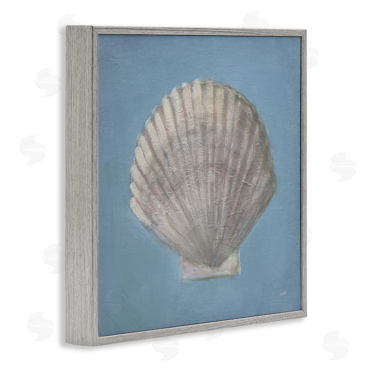 Julia Purinton Soft Sea Clam Shell Canvas Wall Art Print