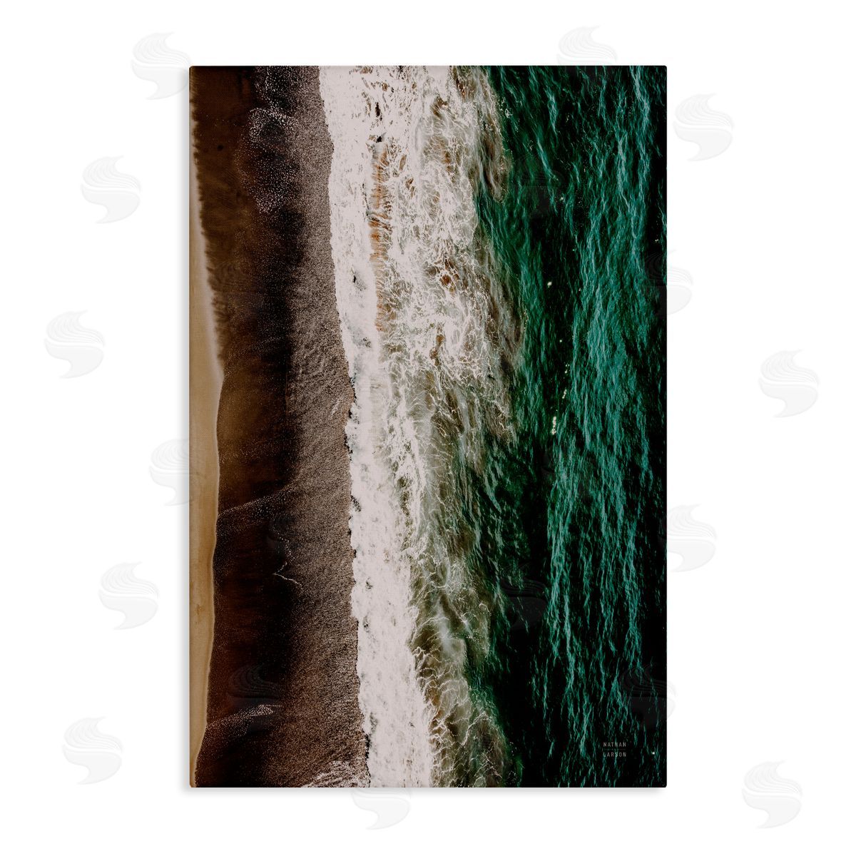 Nathan Larson Move Gently Vertical Coast Canvas Wall Art Print