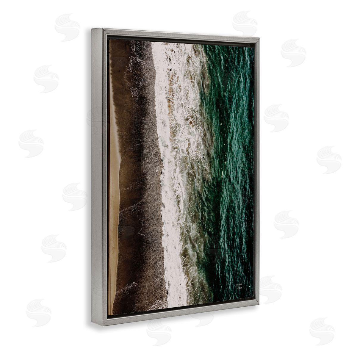 Nathan Larson Move Gently Vertical Coast Canvas Wall Art Print