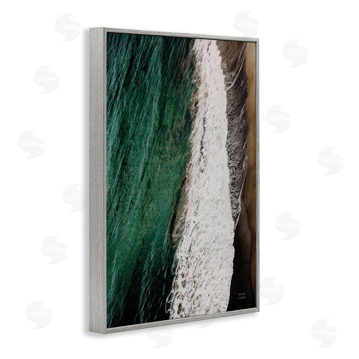 Nathan Larson Move Gently Coastline Canvas Wall Art Print