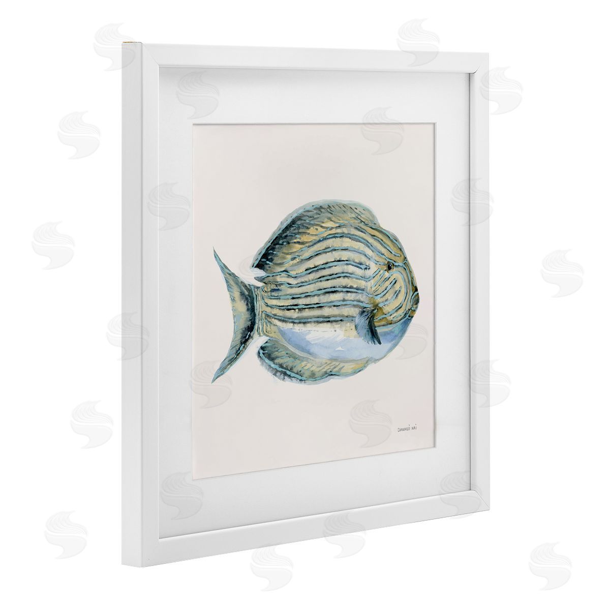 Danhui Nai Coastal Bliss Fish Canvas Wall Art Print