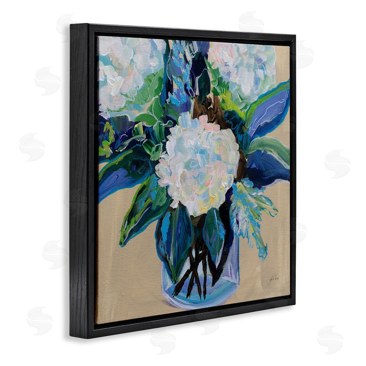 Jeanette Vertentes Light Hearted Bouquet Canvas Wall Art Print