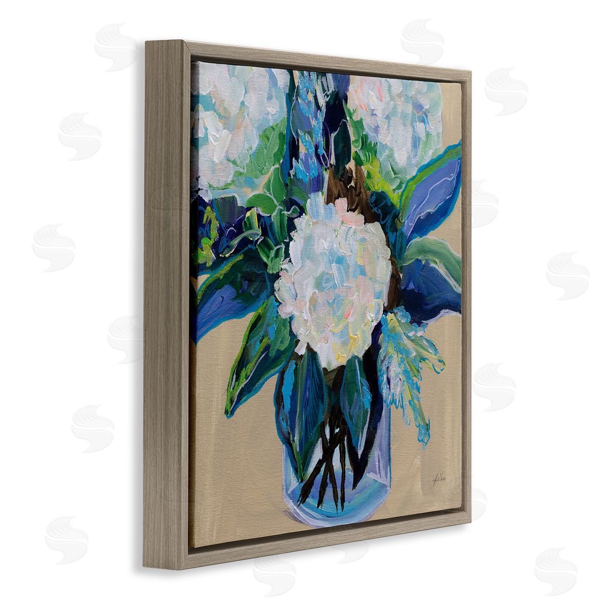 Jeanette Vertentes Light Hearted Bouquet Canvas Wall Art Print