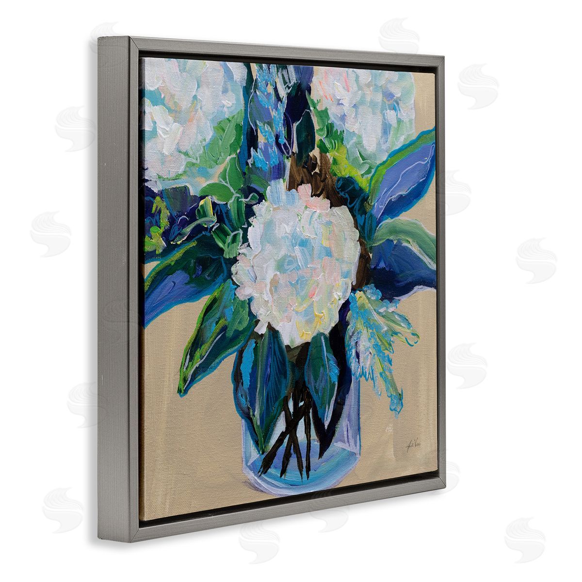 Jeanette Vertentes Light Hearted Bouquet Canvas Wall Art Print