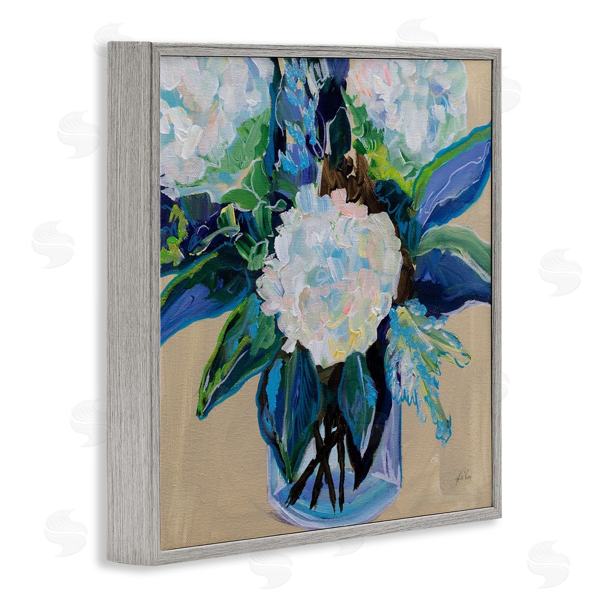 Jeanette Vertentes Light Hearted Bouquet Canvas Wall Art Print