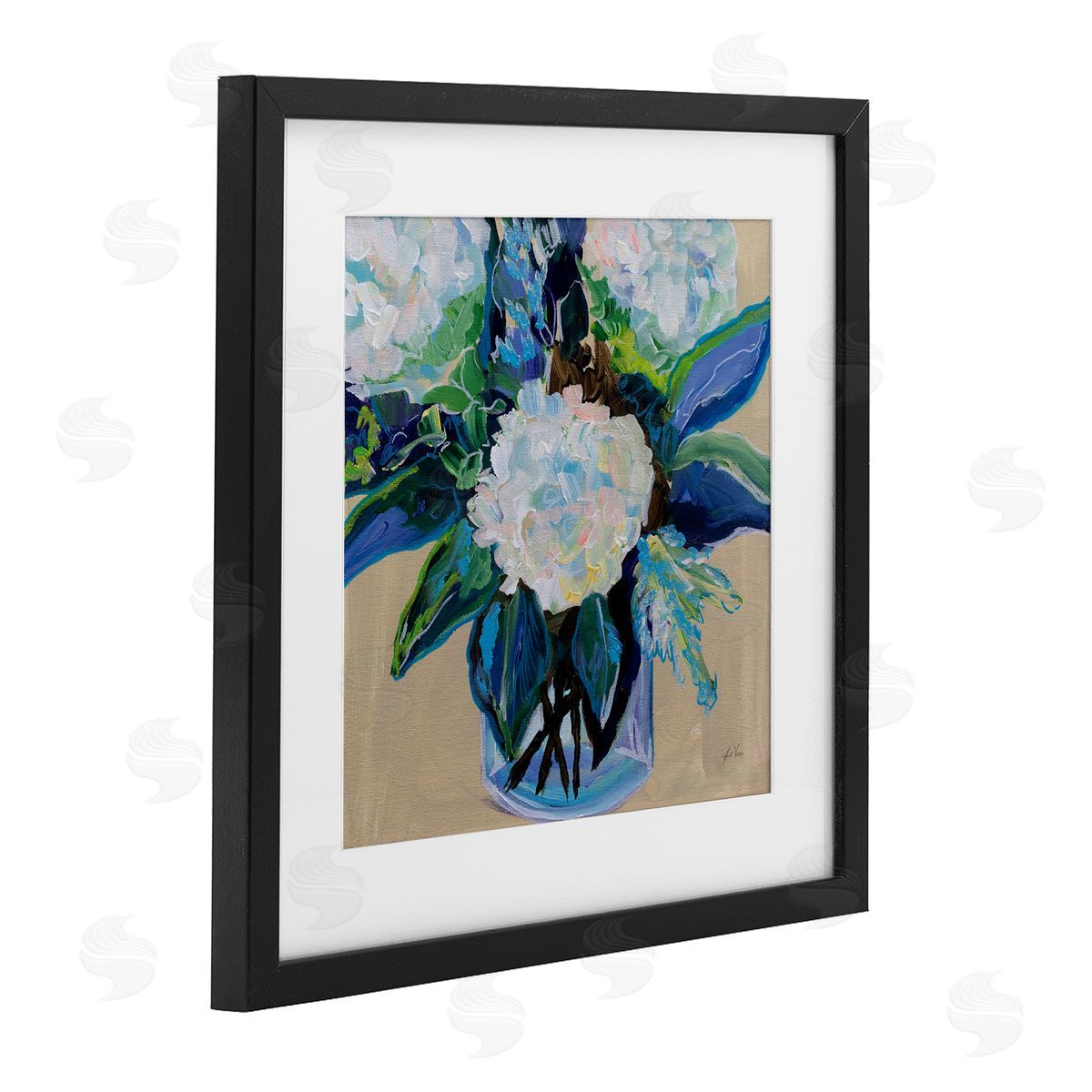 Jeanette Vertentes Light Hearted Bouquet Canvas Wall Art Print