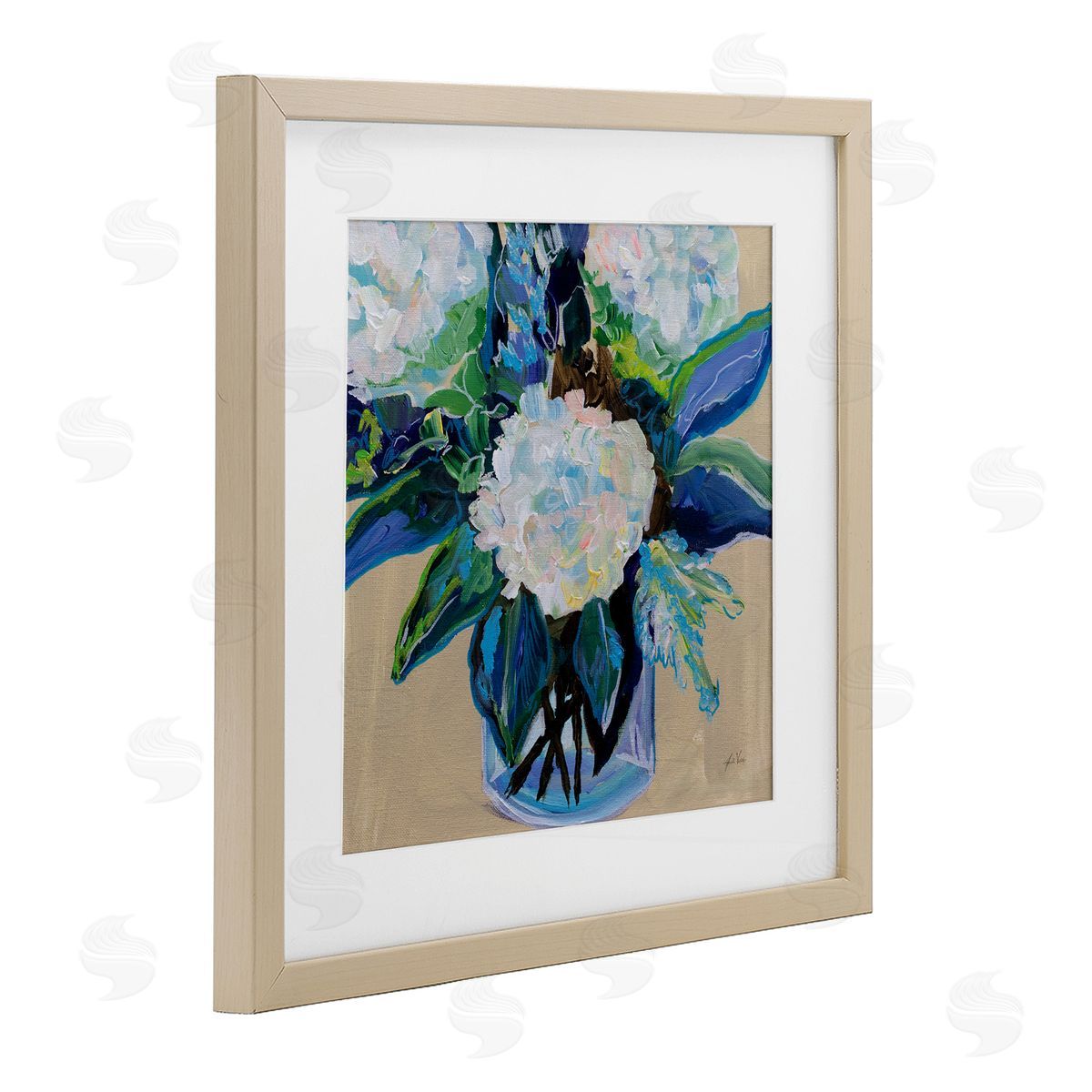 Jeanette Vertentes Light Hearted Bouquet Canvas Wall Art Print