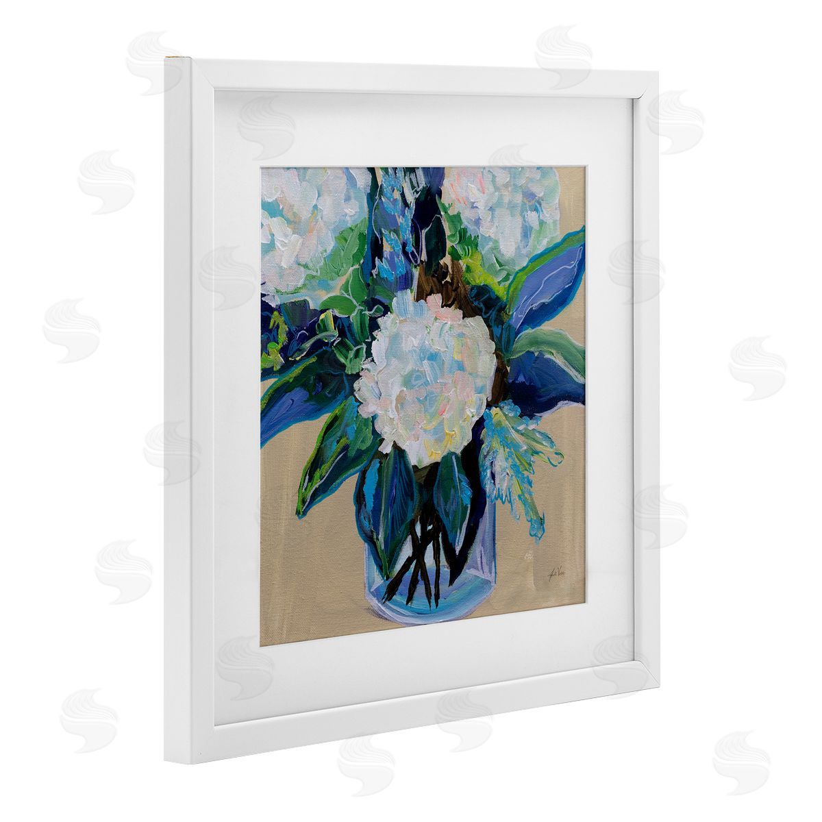 Jeanette Vertentes Light Hearted Bouquet Canvas Wall Art Print