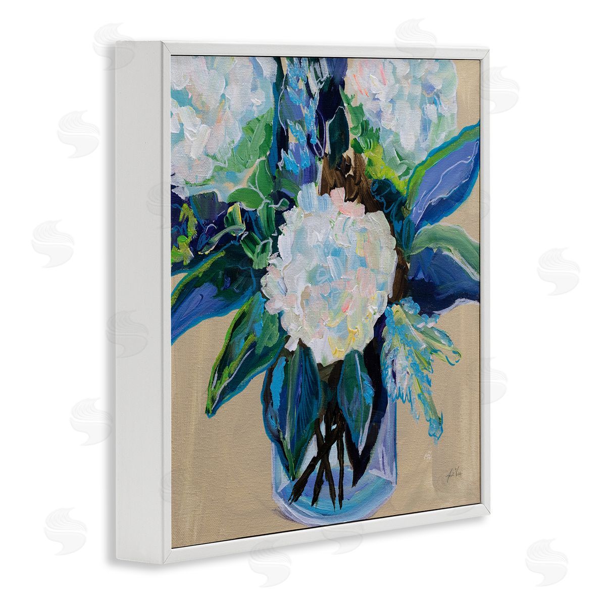 Jeanette Vertentes Light Hearted Bouquet Canvas Wall Art Print