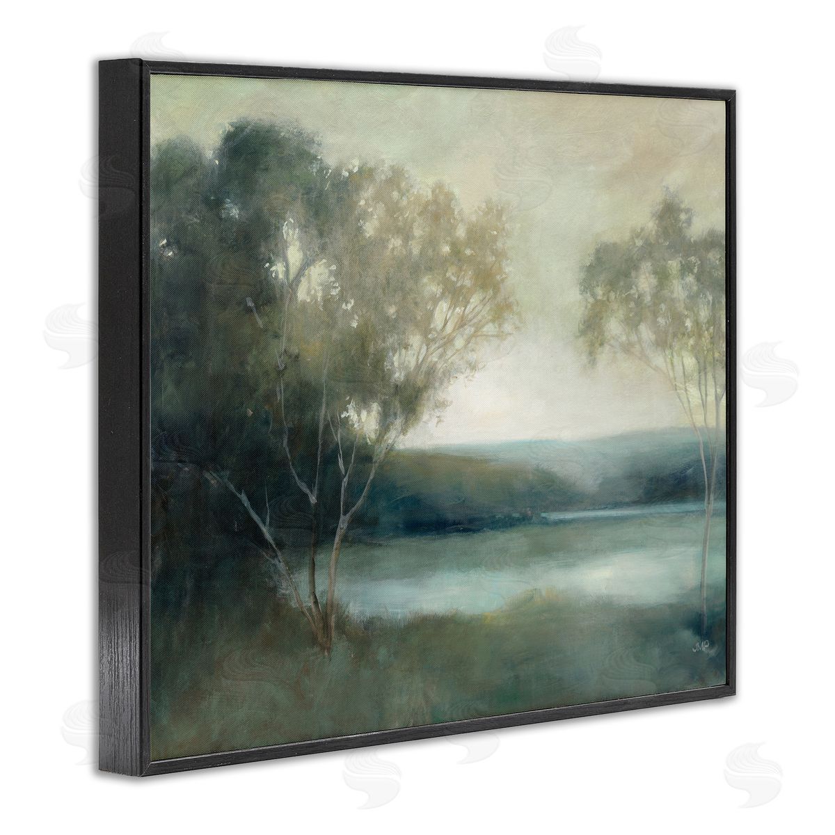 Julia Purinton Peaceful Early Lake Canvas Wall Art Print