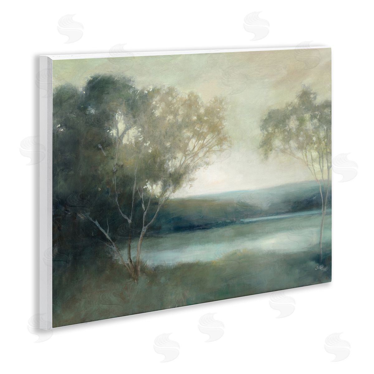 Julia Purinton Peaceful Early Lake Canvas Wall Art Print