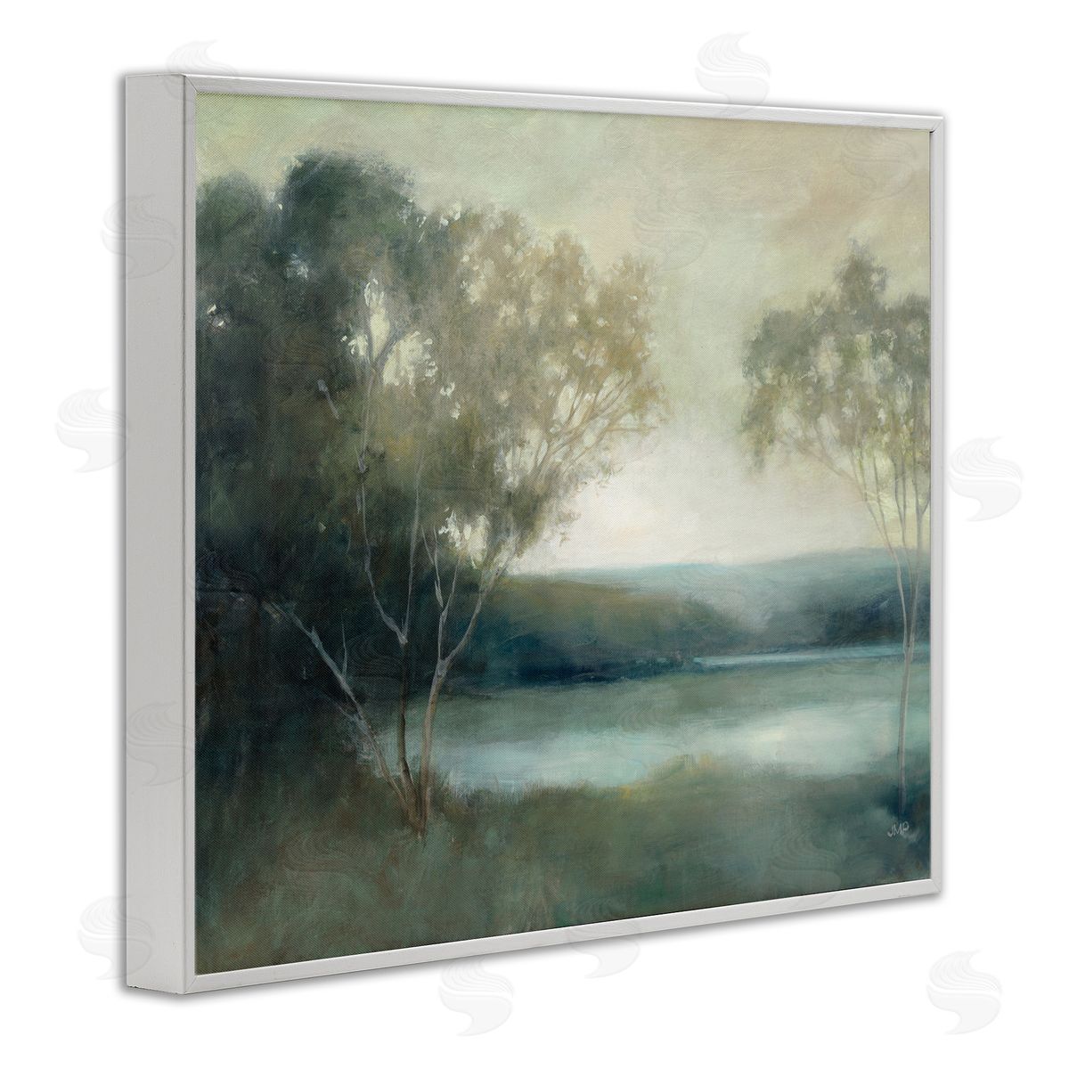 Julia Purinton Peaceful Early Lake Canvas Wall Art Print