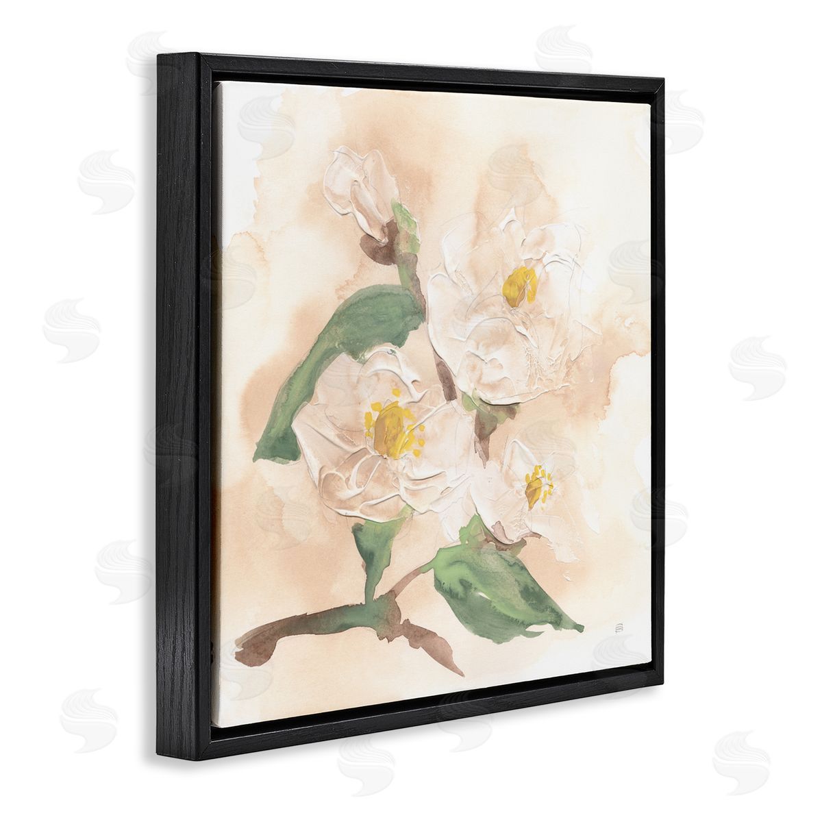 Chris Paschke Soft Dimensional Magnolia Canvas Wall Art Print