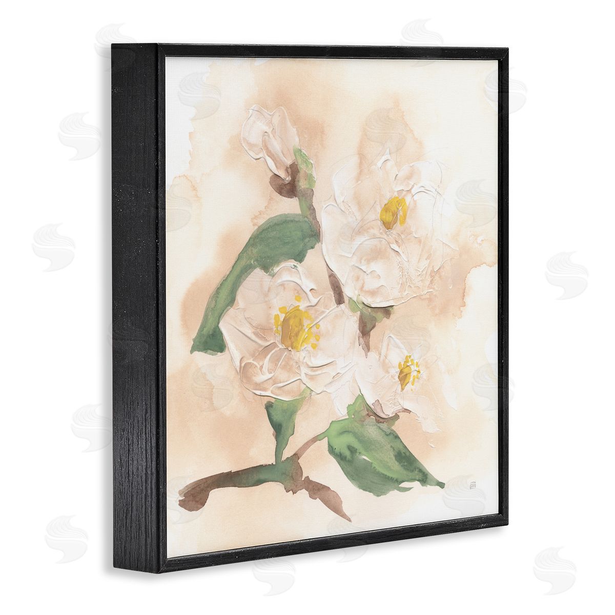 Chris Paschke Soft Dimensional Magnolia Canvas Wall Art Print