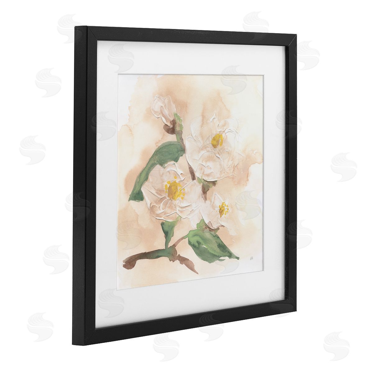 Chris Paschke Soft Dimensional Magnolia Canvas Wall Art Print