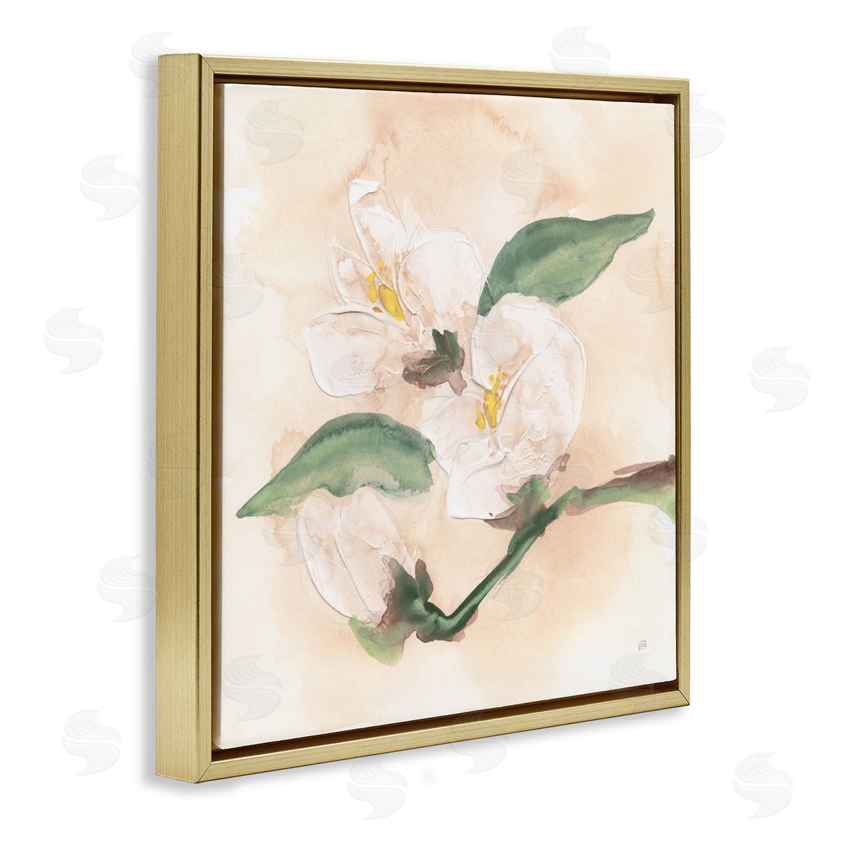 Chris Paschke Dimensional Magnolia Blooms Canvas Wall Art Print