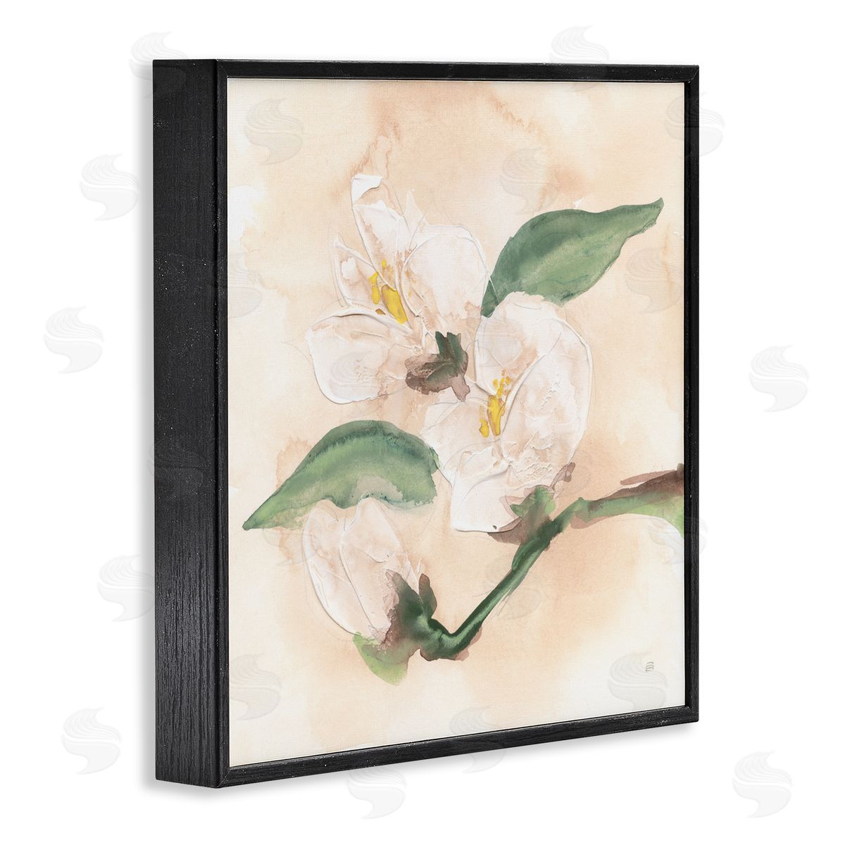 Chris Paschke Dimensional Magnolia Blooms Canvas Wall Art Print