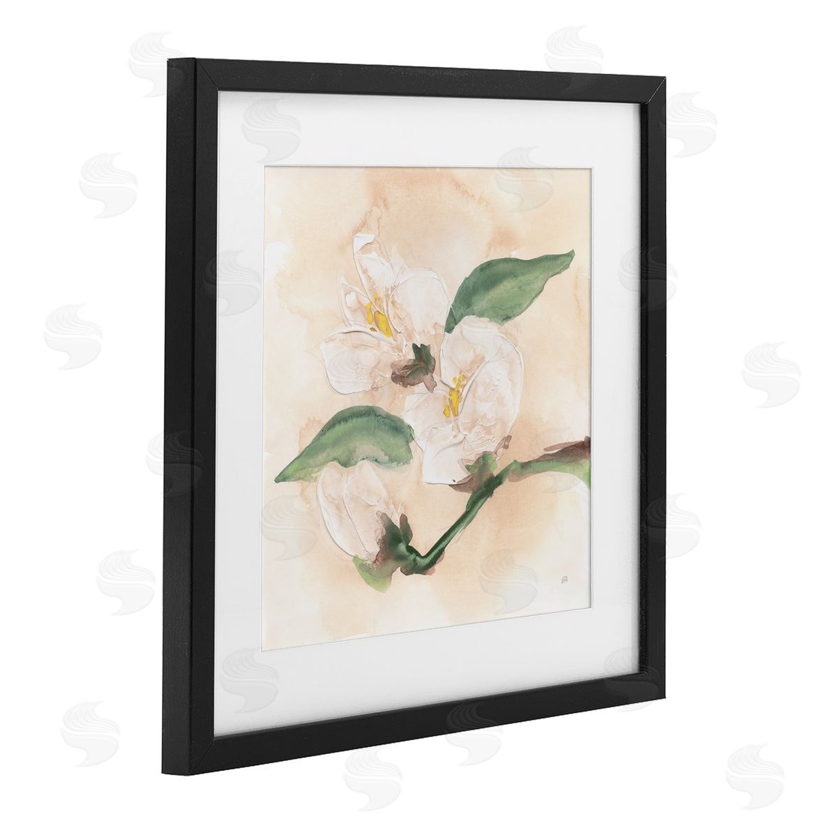 Chris Paschke Dimensional Magnolia Blooms Canvas Wall Art Print