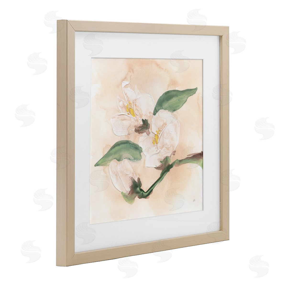 Chris Paschke Dimensional Magnolia Blooms Canvas Wall Art Print