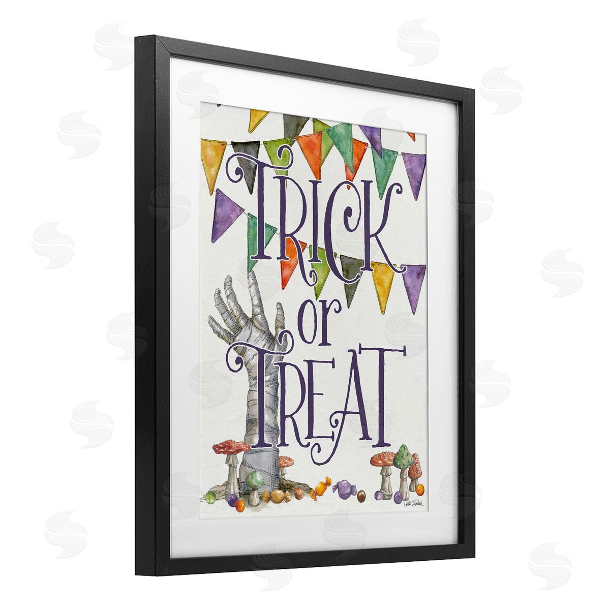 Leslie Trimbach Spellbound Trick Or Treat Canvas Wall Art Print