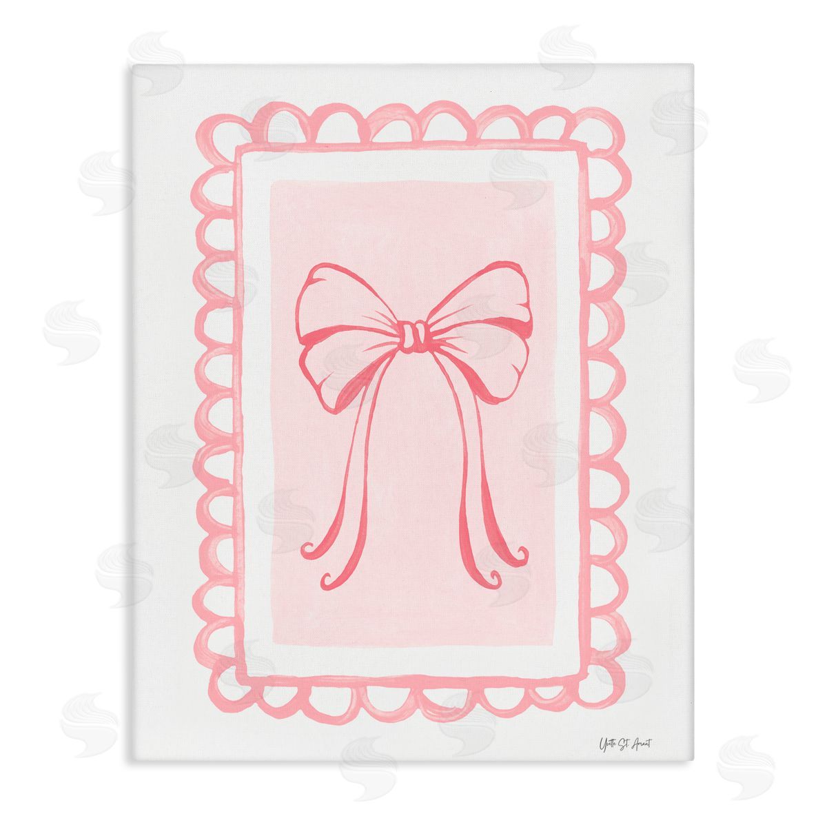 Yvette St. Amant Coquette Keepsake Ribbon Canvas Wall Art Print