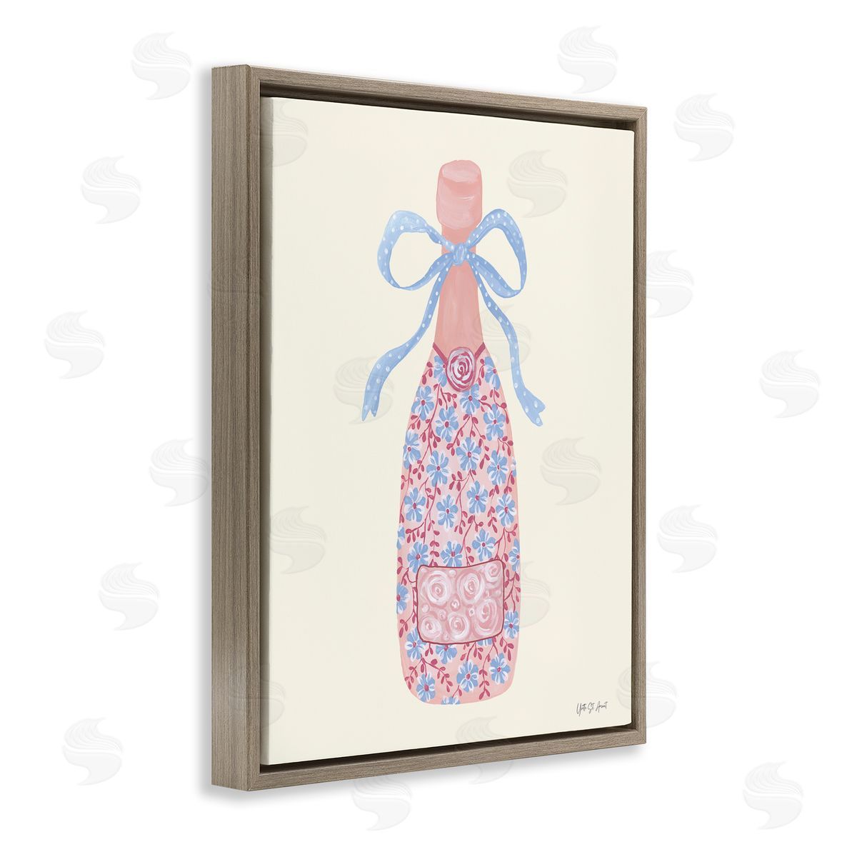 Yvette St. Amant Pastel Coquette Champagne Canvas Wall Art Print