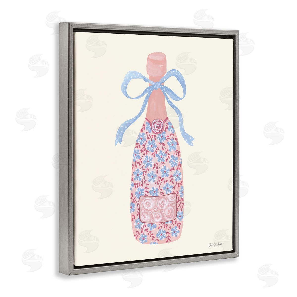 Yvette St. Amant Pastel Coquette Champagne Canvas Wall Art Print