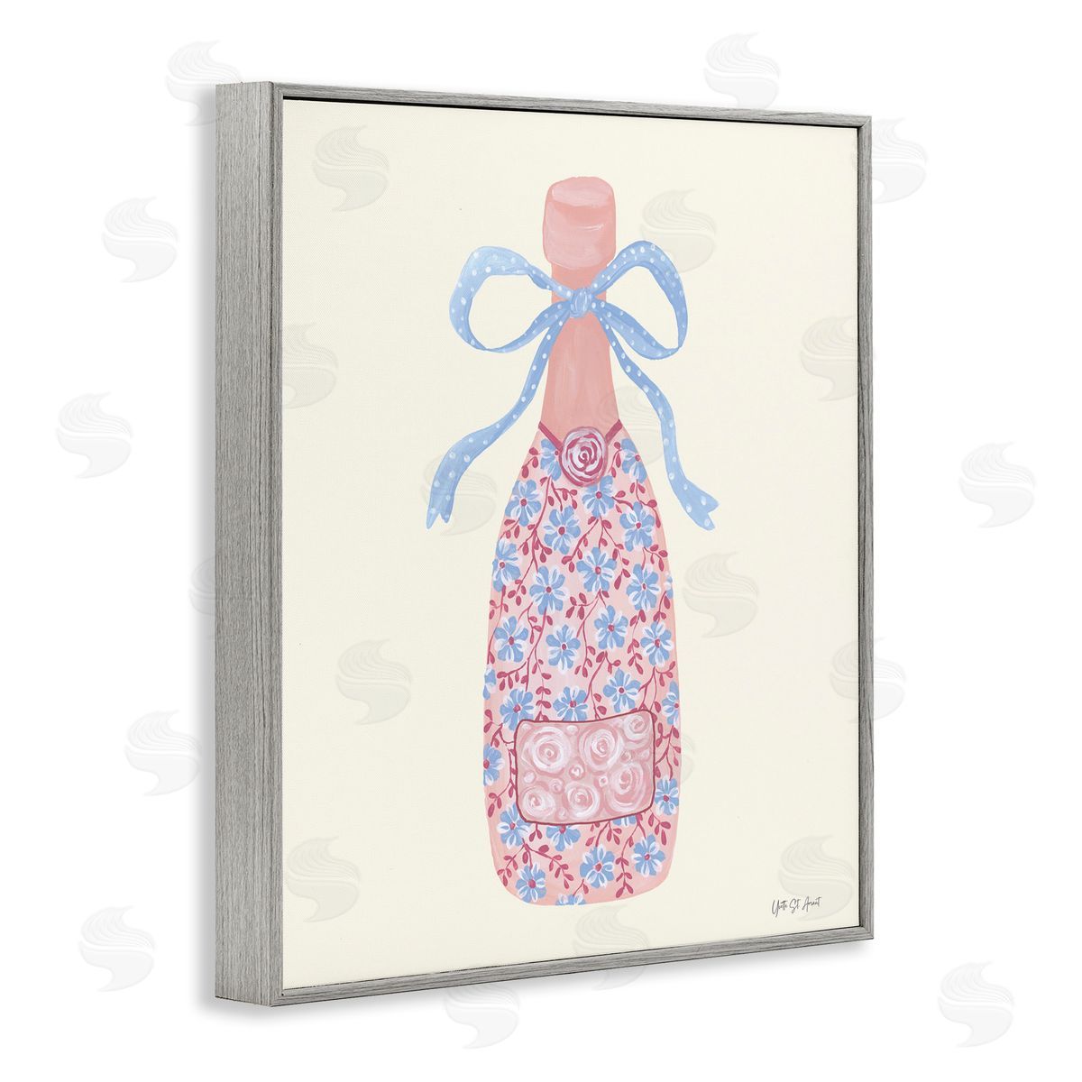 Yvette St. Amant Pastel Coquette Champagne Canvas Wall Art Print