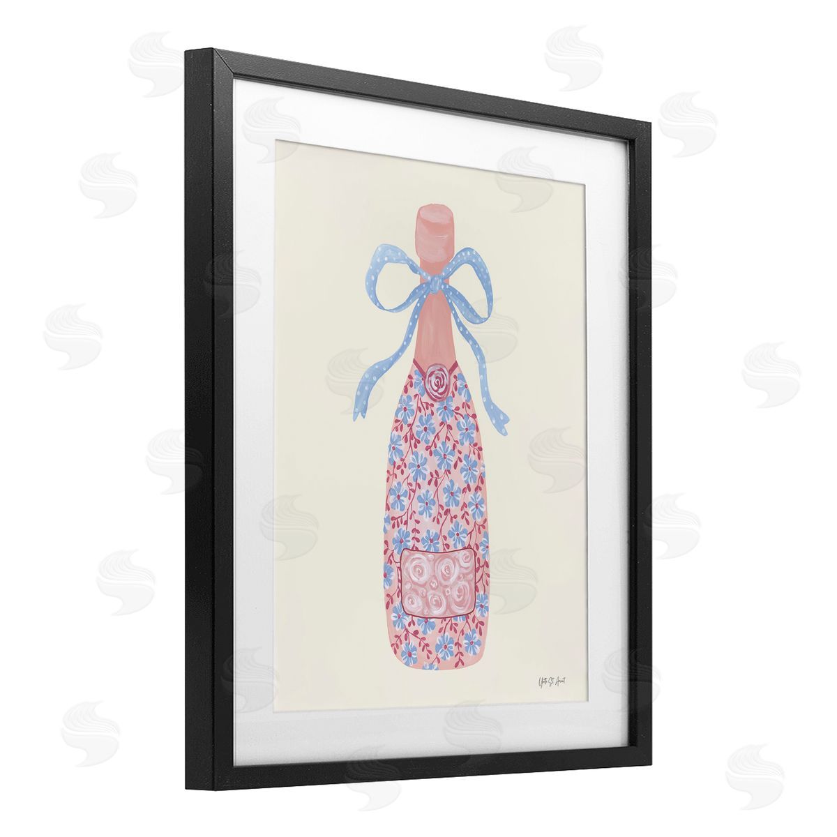 Yvette St. Amant Pastel Coquette Champagne Canvas Wall Art Print