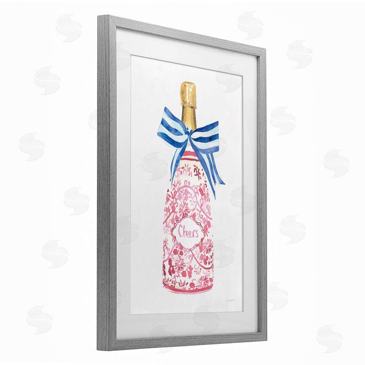 Mercedes Lopez Charro Flirty Champagne Cheers Canvas Wall Art Print