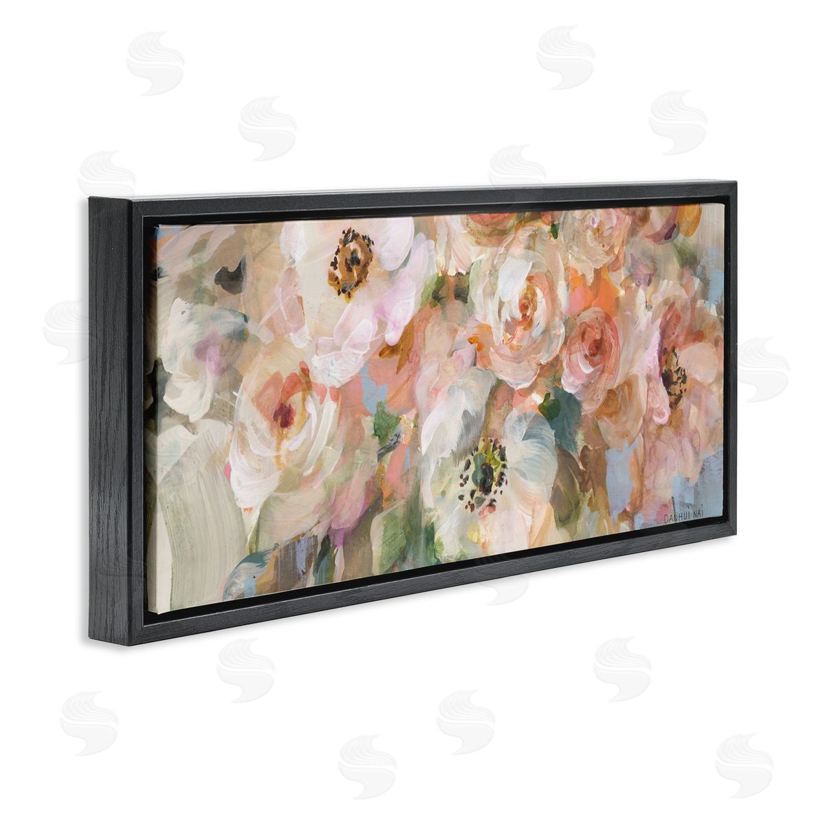 Danhui Nai Blushing Flower Bouquet Canvas Wall Art Print