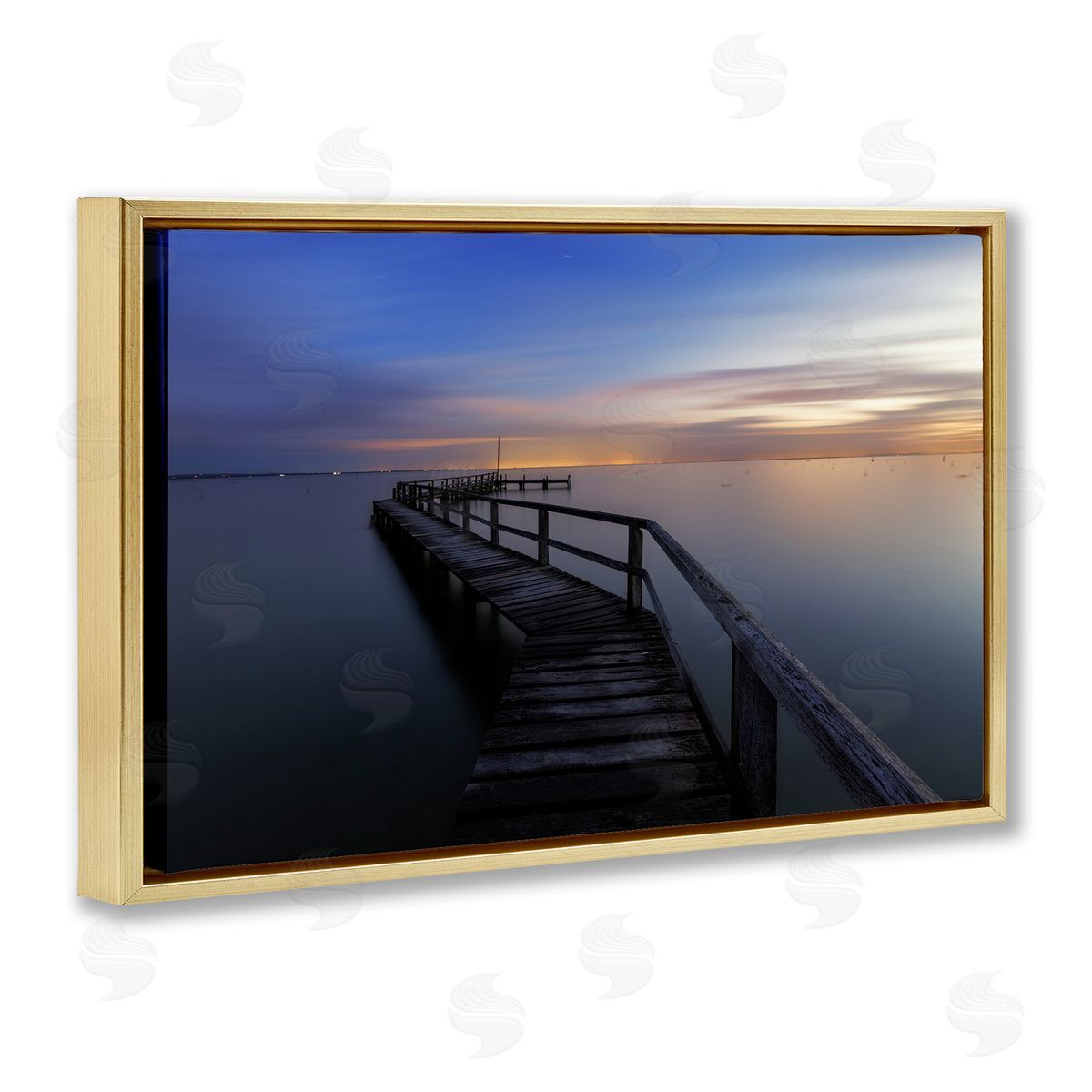 Lincoln Harrison Shelley Beach Pier Canvas Wall Art Print