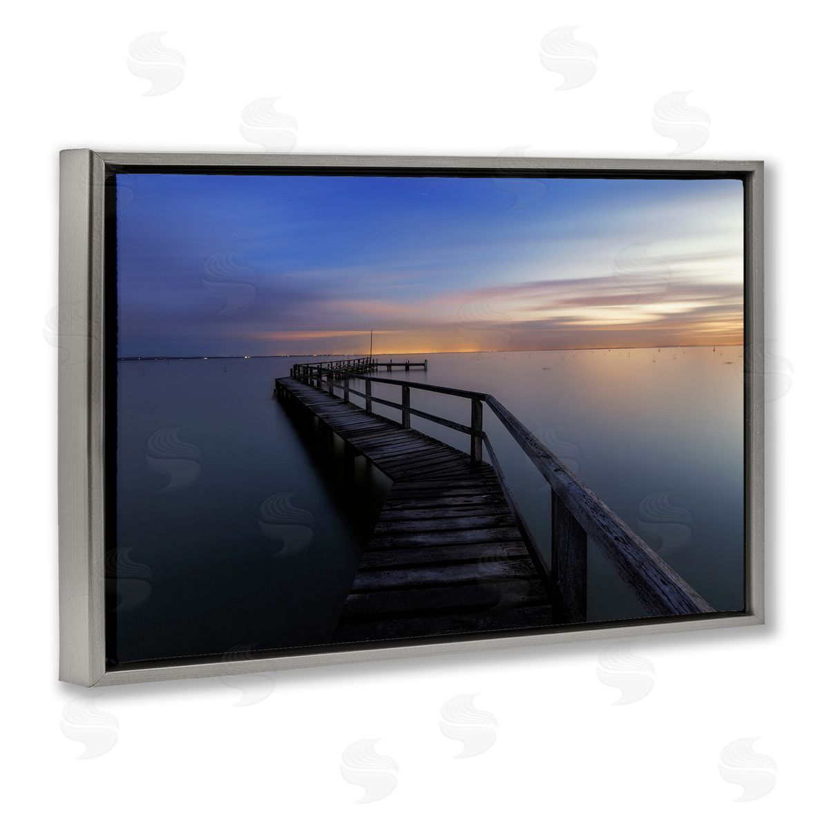 Lincoln Harrison Shelley Beach Pier Canvas Wall Art Print