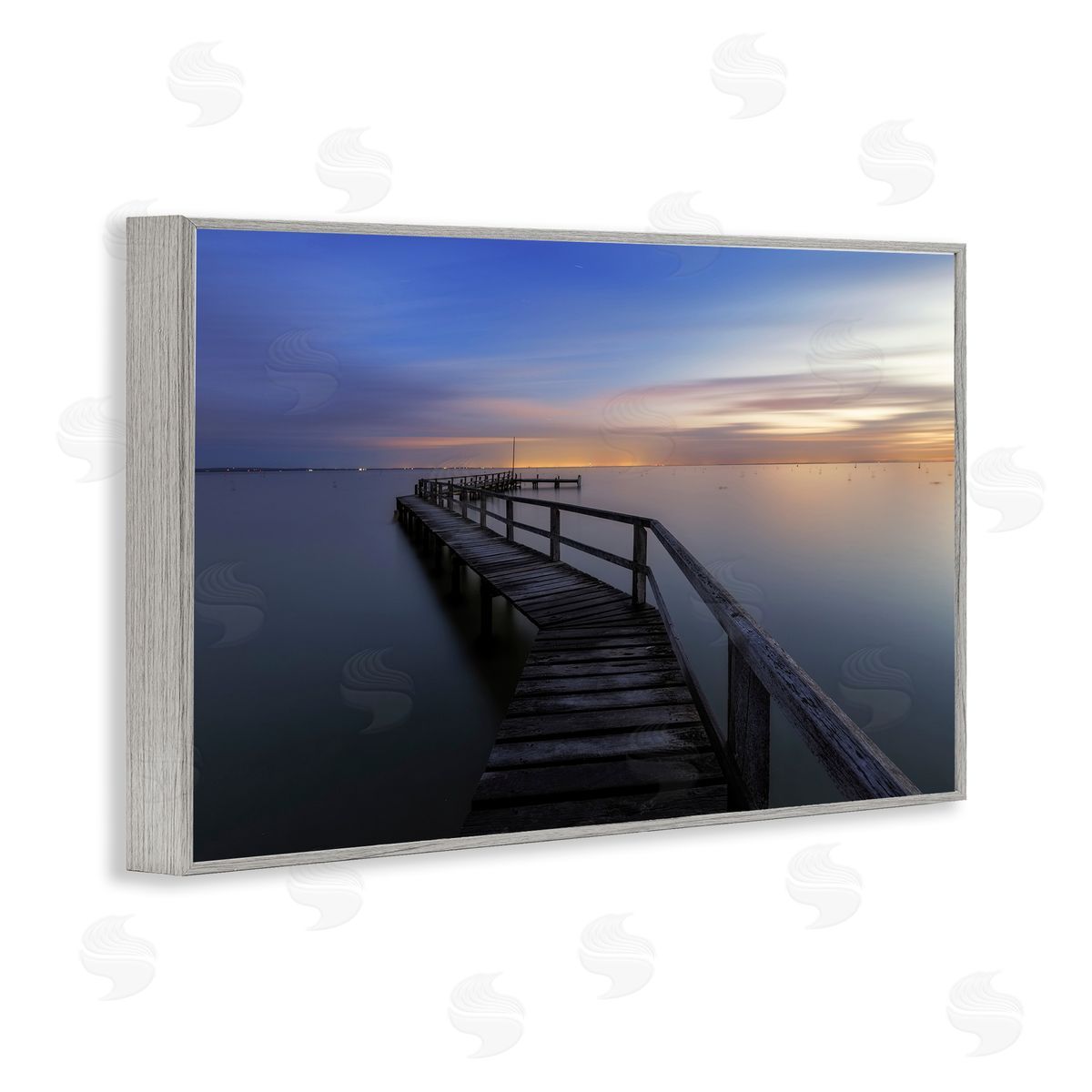 Lincoln Harrison Shelley Beach Pier Canvas Wall Art Print