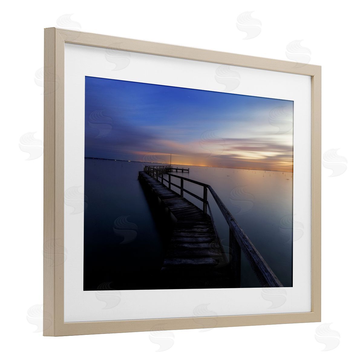 Lincoln Harrison Shelley Beach Pier Canvas Wall Art Print
