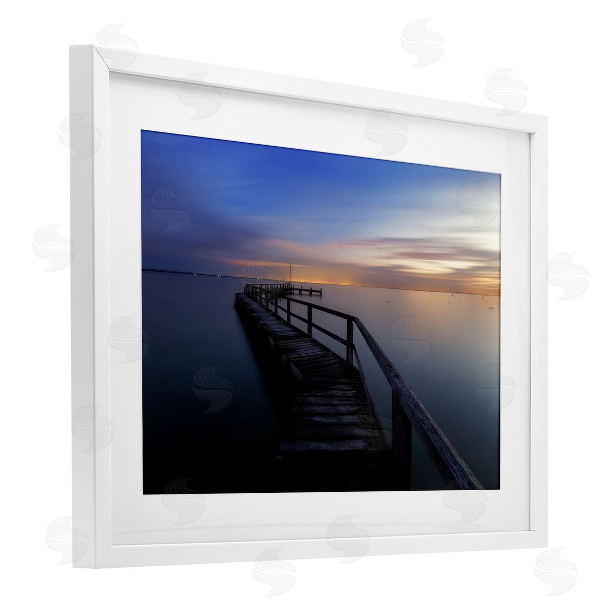 Lincoln Harrison Shelley Beach Pier Canvas Wall Art Print