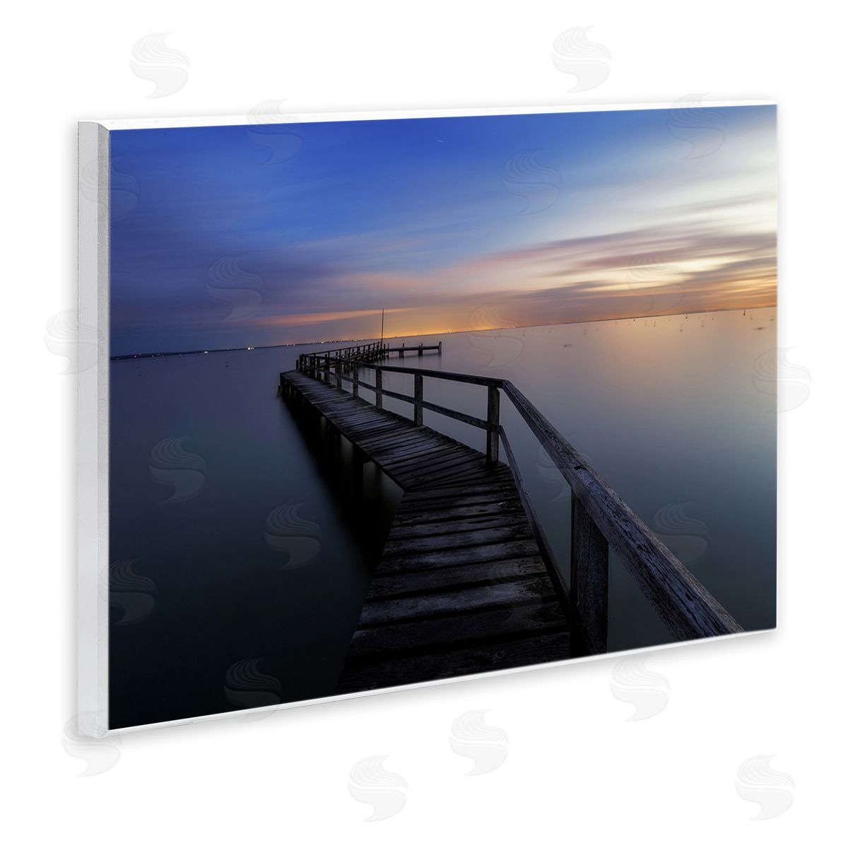 Lincoln Harrison Shelley Beach Pier Canvas Wall Art Print