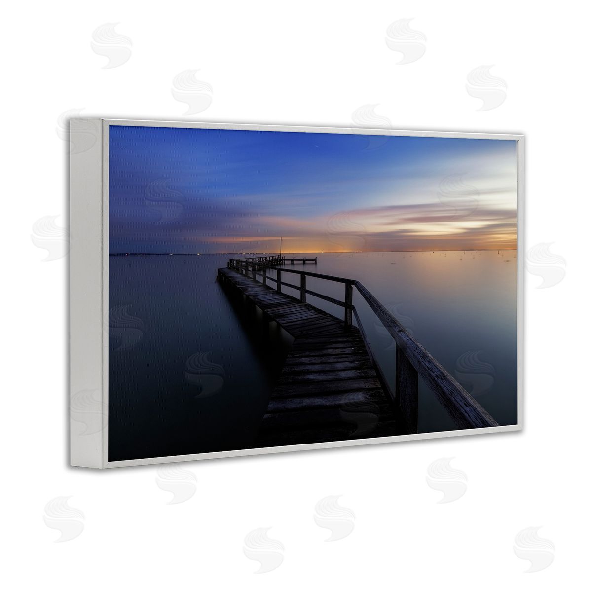 Lincoln Harrison Shelley Beach Pier Canvas Wall Art Print