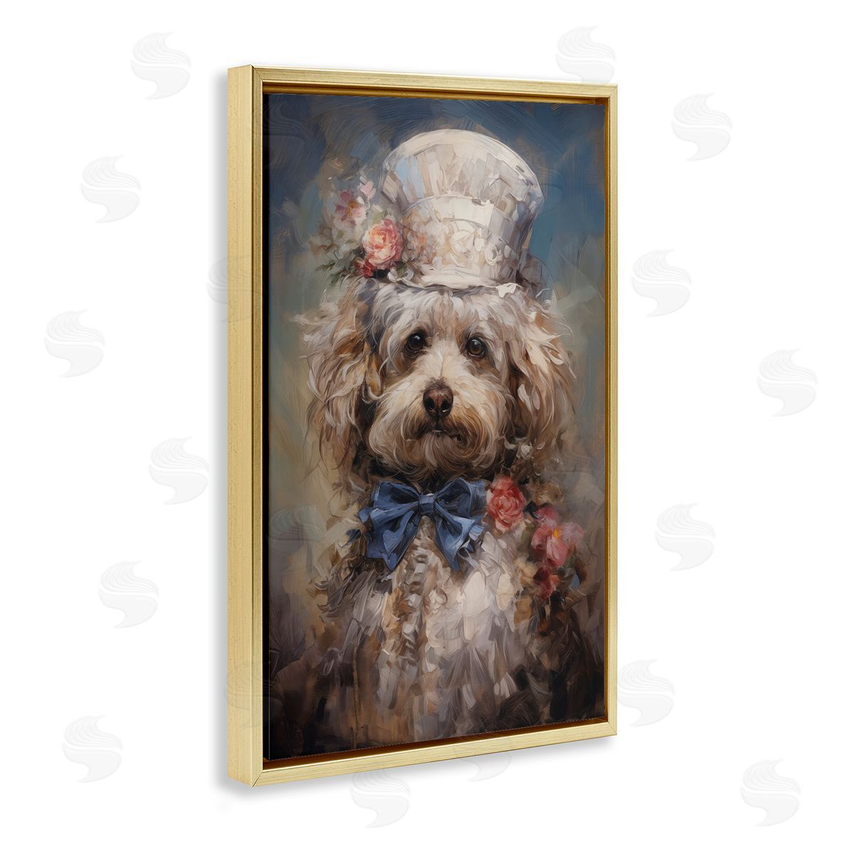 Wumples Victorian Era Labradoodle Canvas Wall Art Print