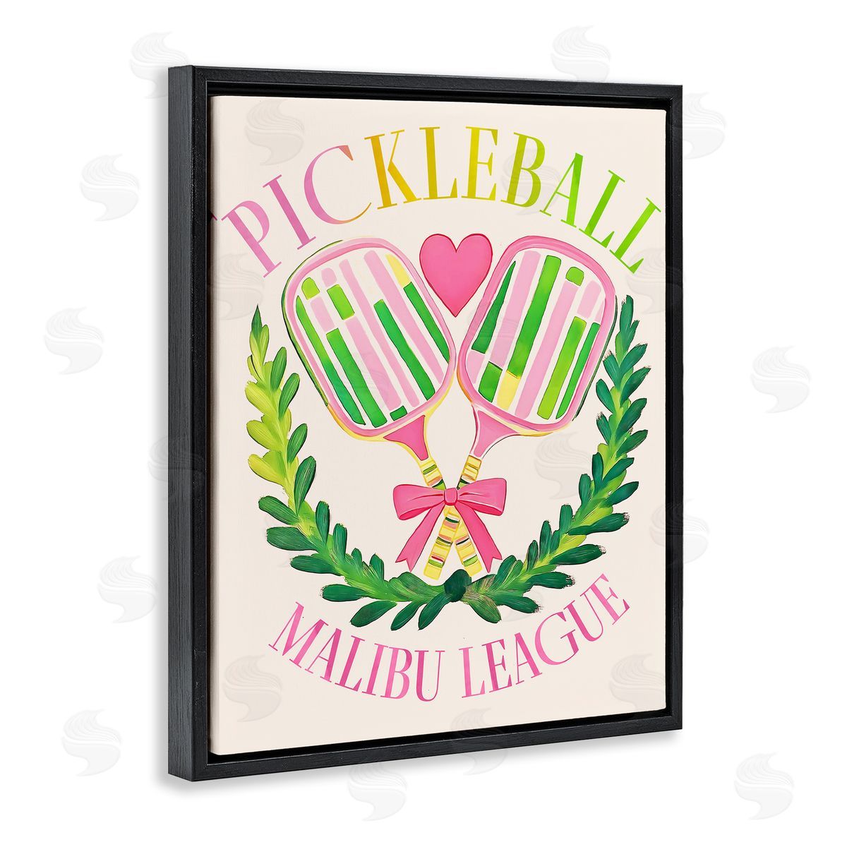 Jess Stempel Pickleball Malibu League Canvas Wall Art Print