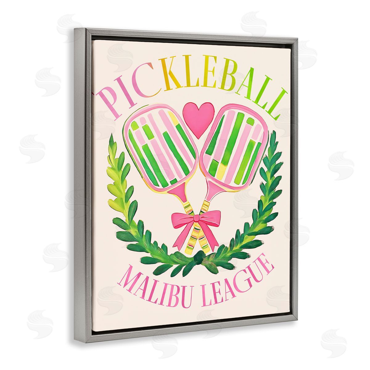 Jess Stempel Pickleball Malibu League Canvas Wall Art Print