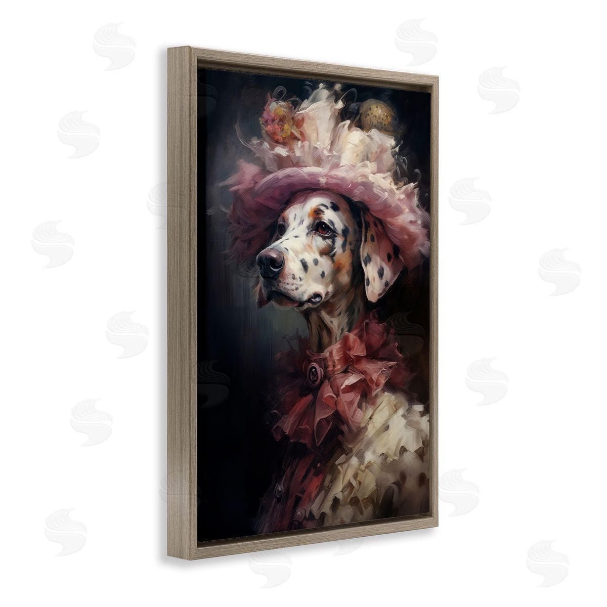 Wumples Dalmatian Victorian Era Canvas Wall Art Print
