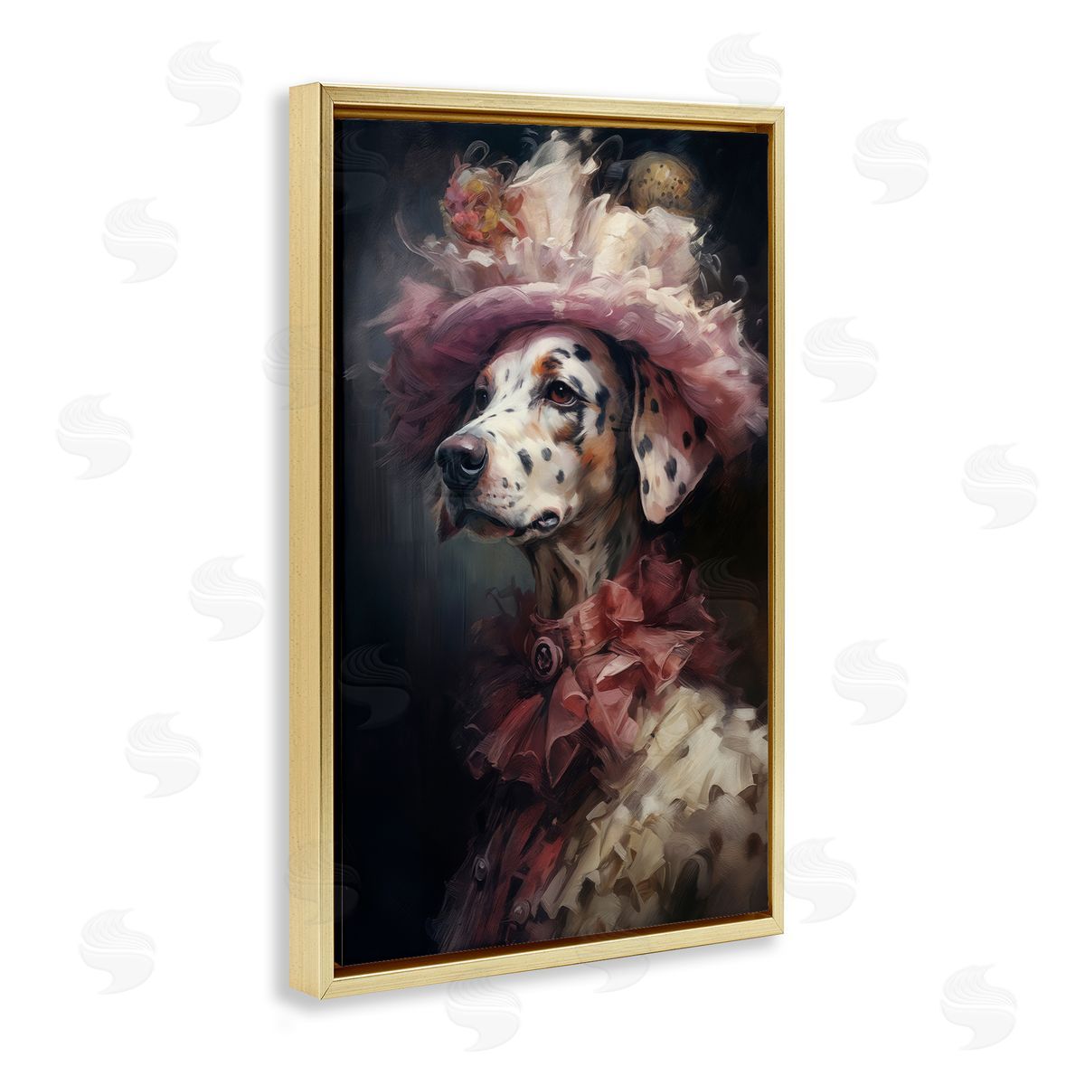 Wumples Dalmatian Victorian Era Canvas Wall Art Print