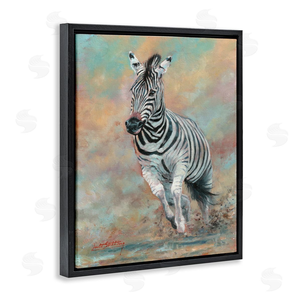 David Stribbling Kicking Up More Dust Canvas Wall Art Print