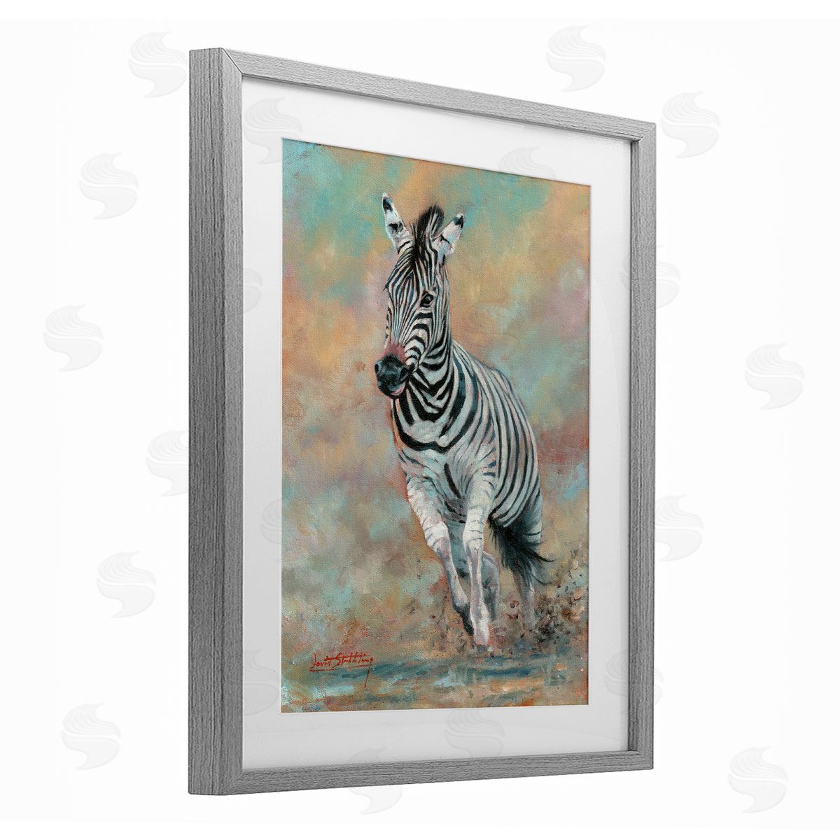 David Stribbling Kicking Up More Dust Canvas Wall Art Print